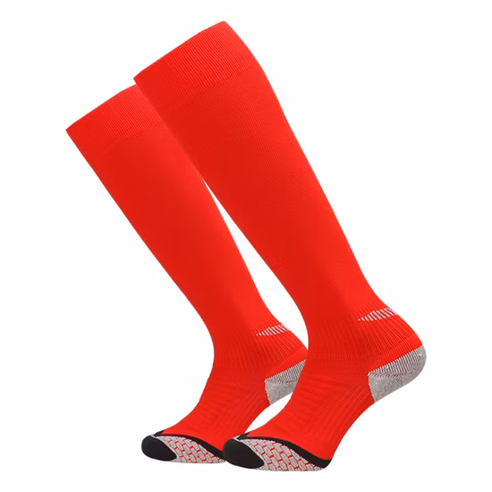 Rutschfeste Fußballsocken im neuen Design aus Polyester/Baumwolle / Fußballsocken mit individuellem Logo
